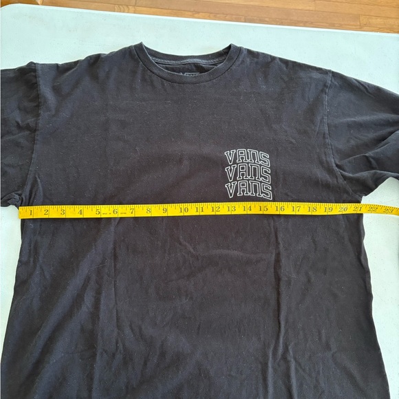 Vans Triple Logo Black Long Sleeve Tee - Picture 4 of 4